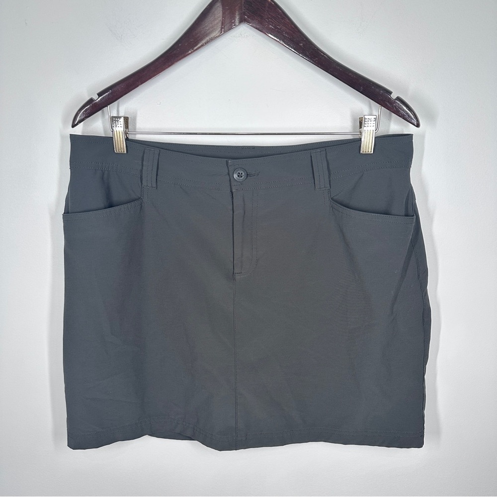 Eddie Bauer Gray Skort Size 12 Shorts Skirt Outdoor Hiking S30